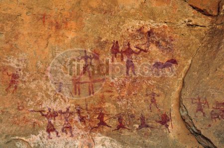 dettaglio immagine DSC_4549 Serie graffiti rupestri in Tadrart (Algeria)