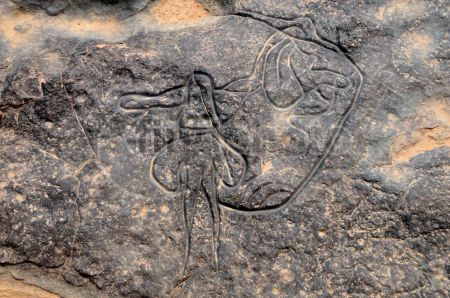 dettaglio immagine DSC_4630 Antiche incisioni su pietra a Tin Taghirt (Algeria)